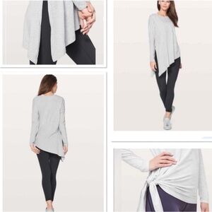 Lululemon To The Point  Light Asymmetrical Shirt in ice gray
